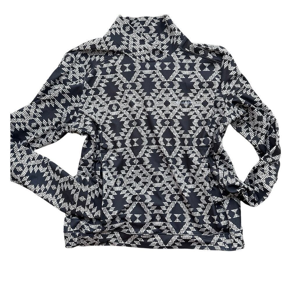 Columbia Aztec Print Fleece Pullover Size L